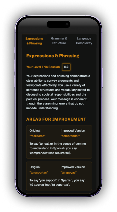 Targeted, Instant Feedback